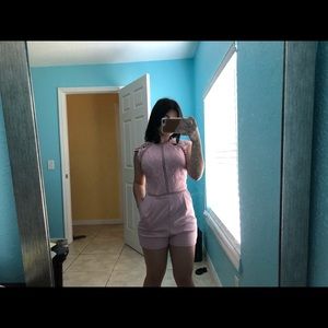 Pink romper/jumpsuit